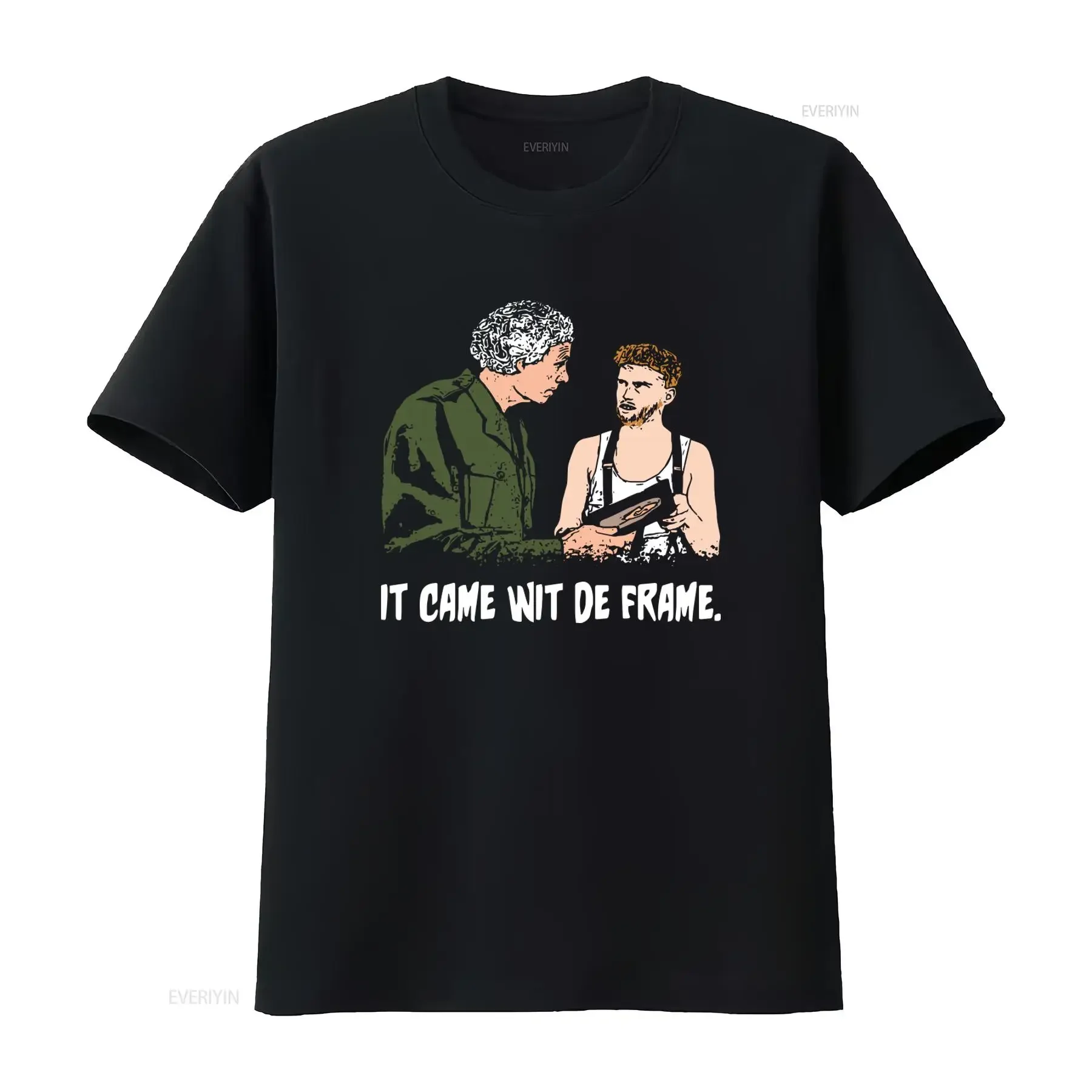 The Burbs It Came Wit De Frame Print T Shirt For Men And Women vintage Washed Soft fashion graphic Unisex Breathable streetwear