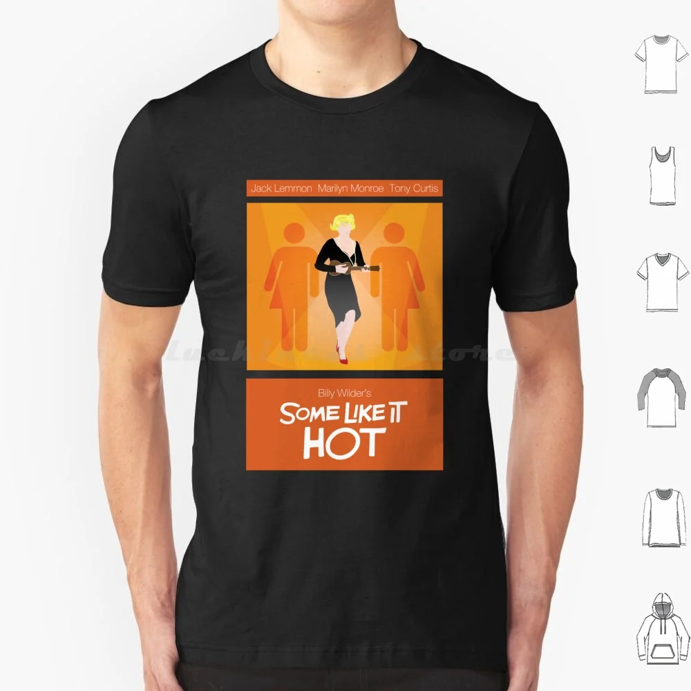 

Футболка Some Like It Hot 6xl Хлопковая крутая футболка Billy Billy Wilder Movie Jack Лимон Billy Jack Classic The Apartment Film