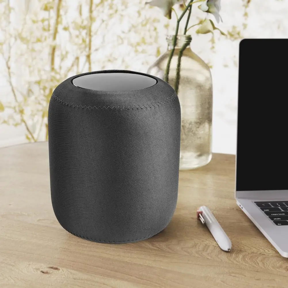 Breathable Speaker Case Speaker Dust Protective Cover Scratch-proof Waterproof Sleeve High Elastic Breathable Mesh for Homepod