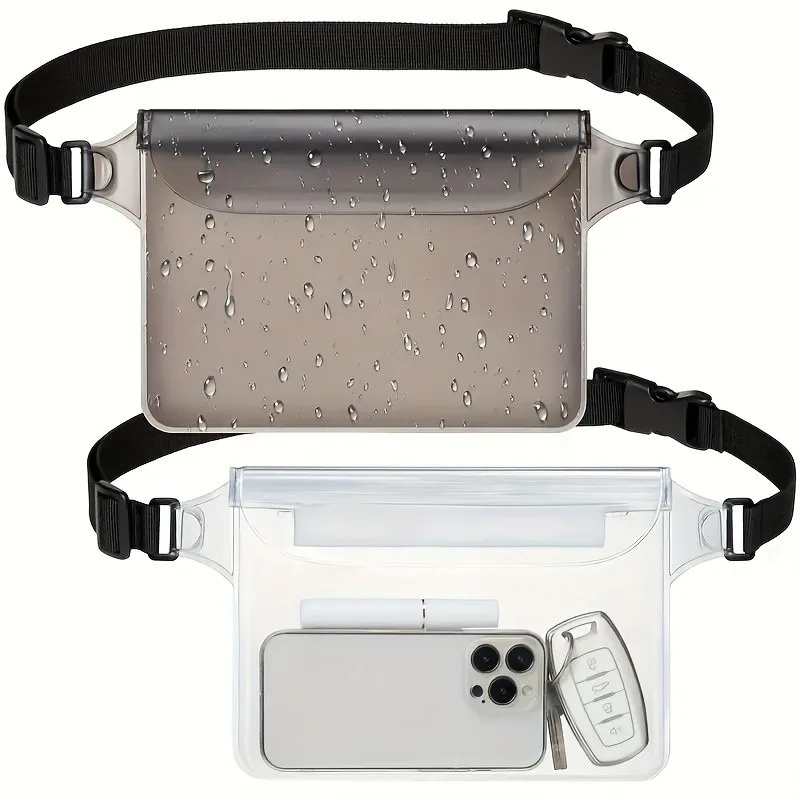 

Waterproof Waist Pack with Adjustable Waist Strap Beach Waterproofs Waist Pack Perfect for Swimming Diving Boating and Fishing