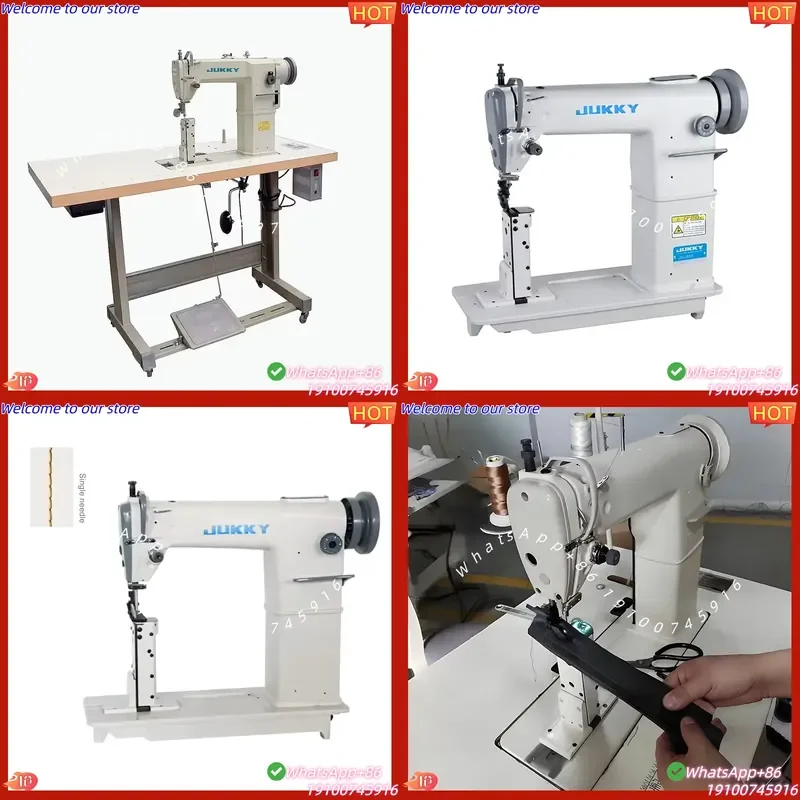 2026Hot JUKKY 810 Sewing Machines HighSpeed Roller Post Bed Industrial Lock Stitch Pillar Sewing Machine Complete Set Maquina