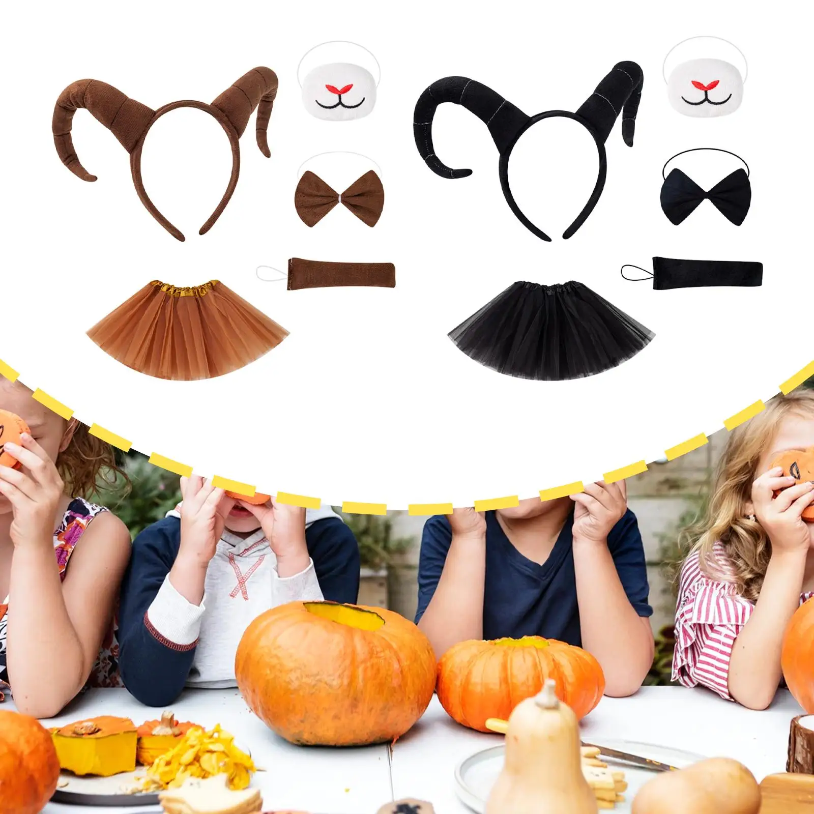 

Повязка на голову с рогами, украшение, костюм на Хэллоуин для сценических шоу, Рождество, Хэллоуин