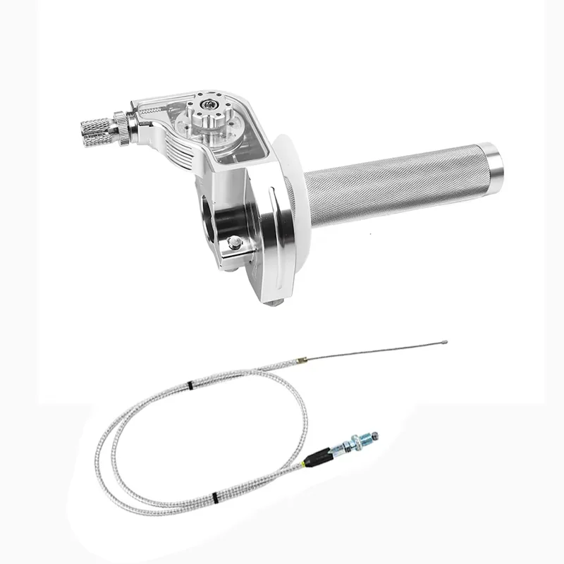 Universal 22mm Dirt Pit Bike Handlebar Aluminum Throttle Accelerator 1.2m Throttle Cable for KTM for HONDA for YAMAHA for ATV