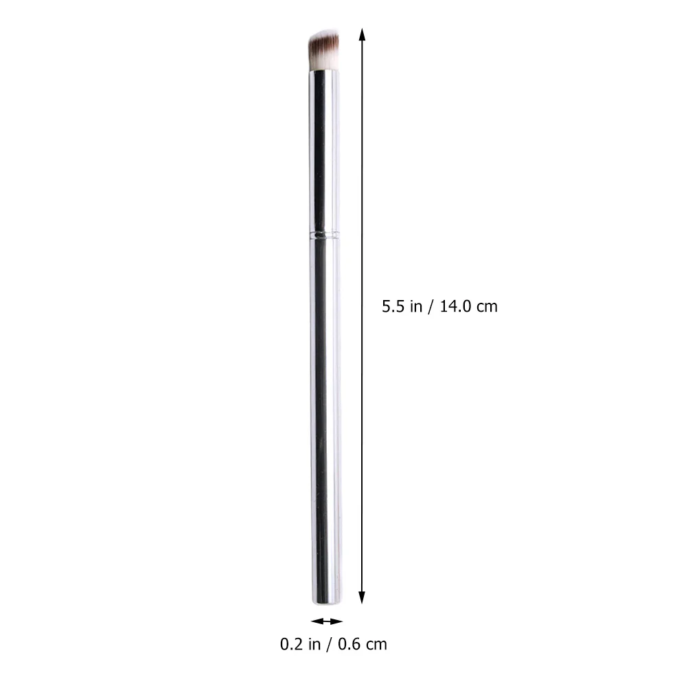 Ensemble de pinceaux pour Nail Art, manche en acier inoxydable, cheveux en Nylon lavables, outil d'art de manucure pour la conception de beauté des ongles, stylo de dessin, 3 pièces