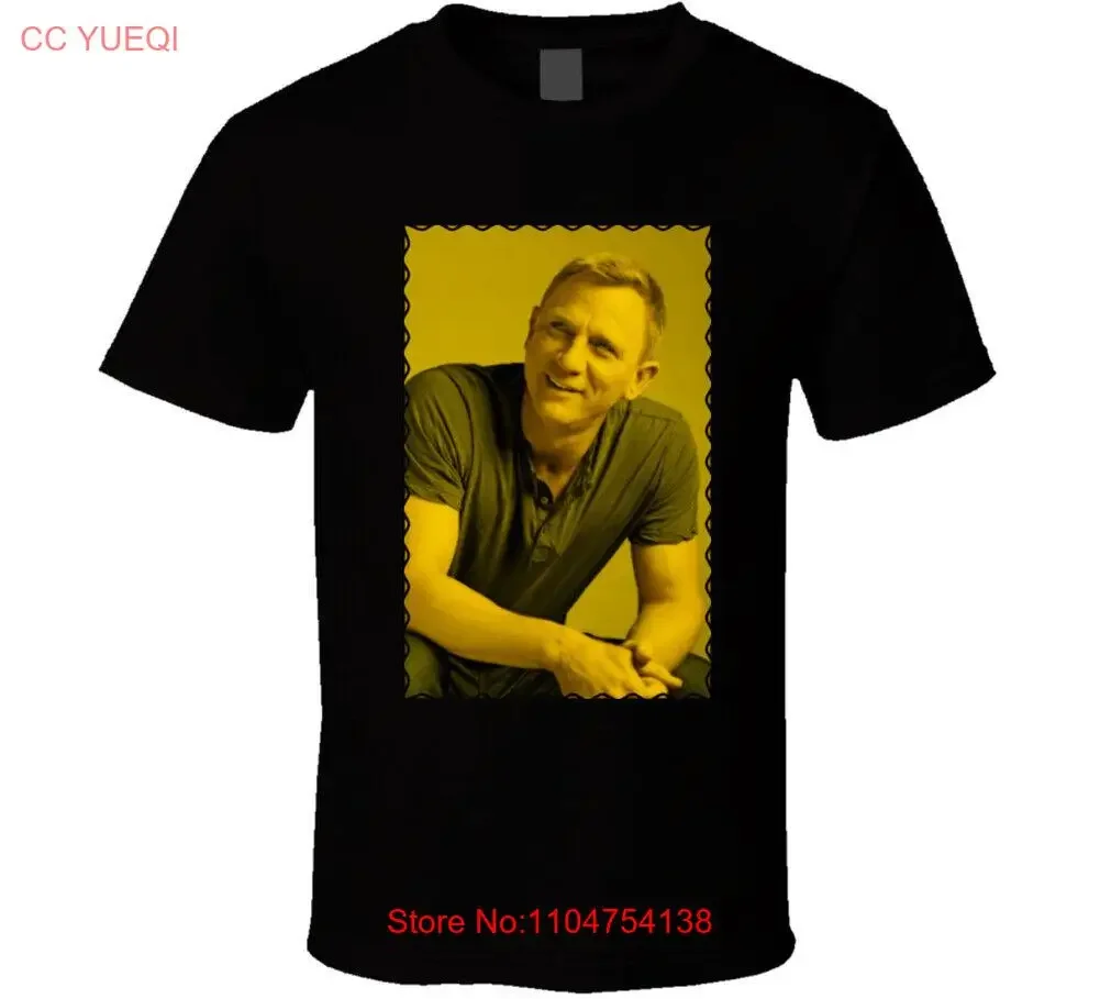 Daniel Craig Neon Color T Shirt vintage Washed Casual Stylish graphic Soft Unisex homme designer clothes Stretched Breathable