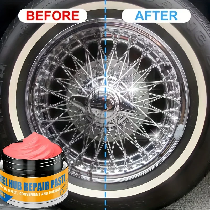 Fasilawei Car Wheel Hub Refinisher - Scratch Oxidation Remover Acid Rain Protection Gloss Enhancer