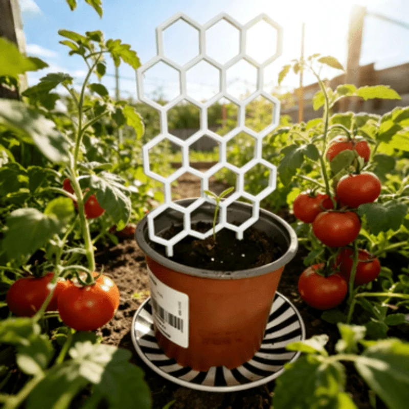 Hexagonal Honeycomb Light Breathable Vine Support Rack for Green Ivy Cucumber Tomato Balcony Houseplant Gardening Accessories