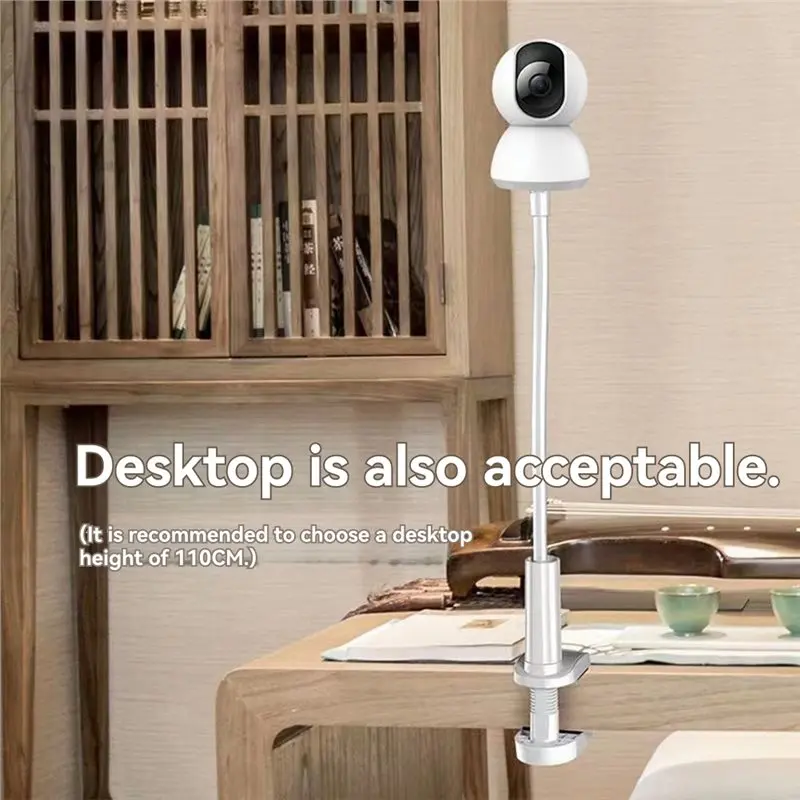 [LXYA68Z!] Baby Monitor Stand Adjustable Secure Camera Holder Bracket Without Wall Drilling For Nursery Home Furniture Use