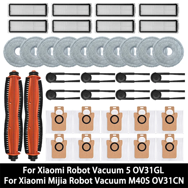 para-xiaomi-robot-vacuum-5-ov31gl-mijia-m40sde-robot-aspirador-accesoriocepillo-principal-lateralfiltromopabolsa-para-polvo