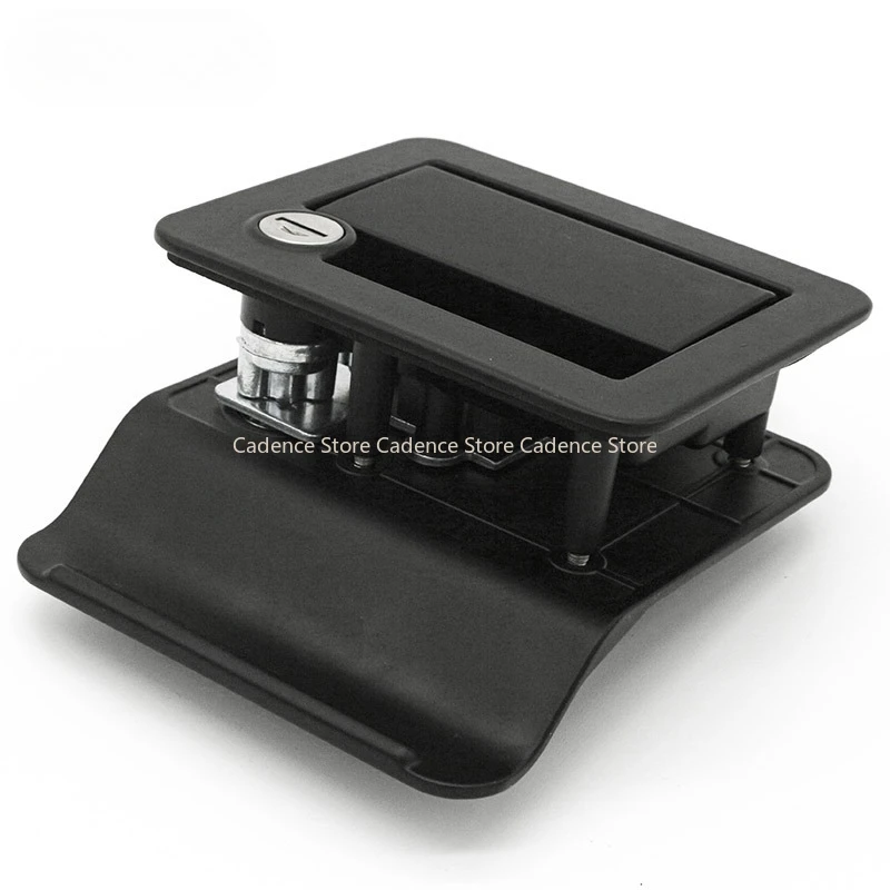 

Ручка замка для входной двери прицепа для автофургона, замена дверного замка из цинкового сплава с засовком, компьютерный ключ, дверная ручка