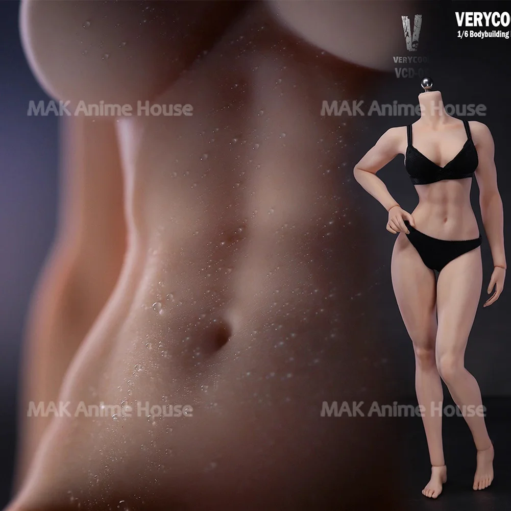 

VERYCOOL VCD-05B 1/6 Building Muscular Physique Бесшовный макияж для тела Силиконовое тело с телом 12 дюймов Женская фигурка тела