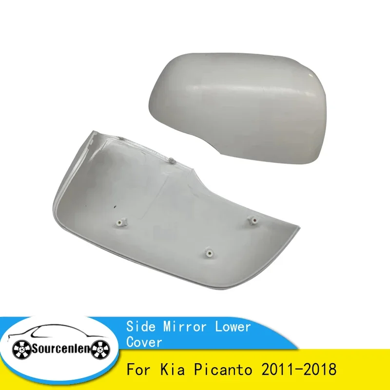 Left Right Side Mirror Lower Cover Rearview Car Wing Mirror Shell housing Cap For Kia Picanto 2011-2018 Mirror Lower Cover