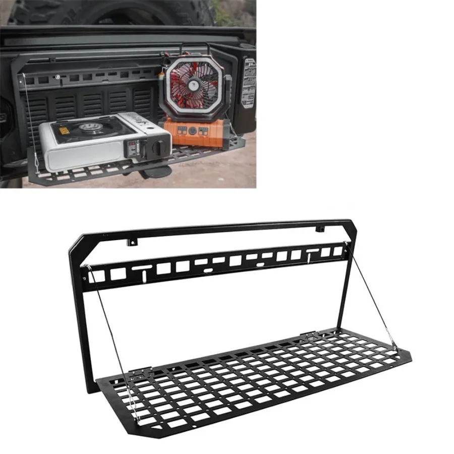 

Foldable Tailgate Cargo Shelf Compatible with Jeep Wrangler