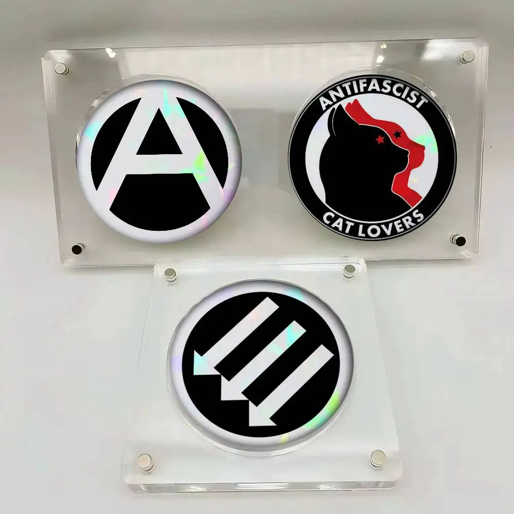 Antifa Aktion FCKNZS Pins   New Brooches Soft Button Pin Funny Silly Gnarpy On A Skateboard Meme Badge Gamer Collection Gifts