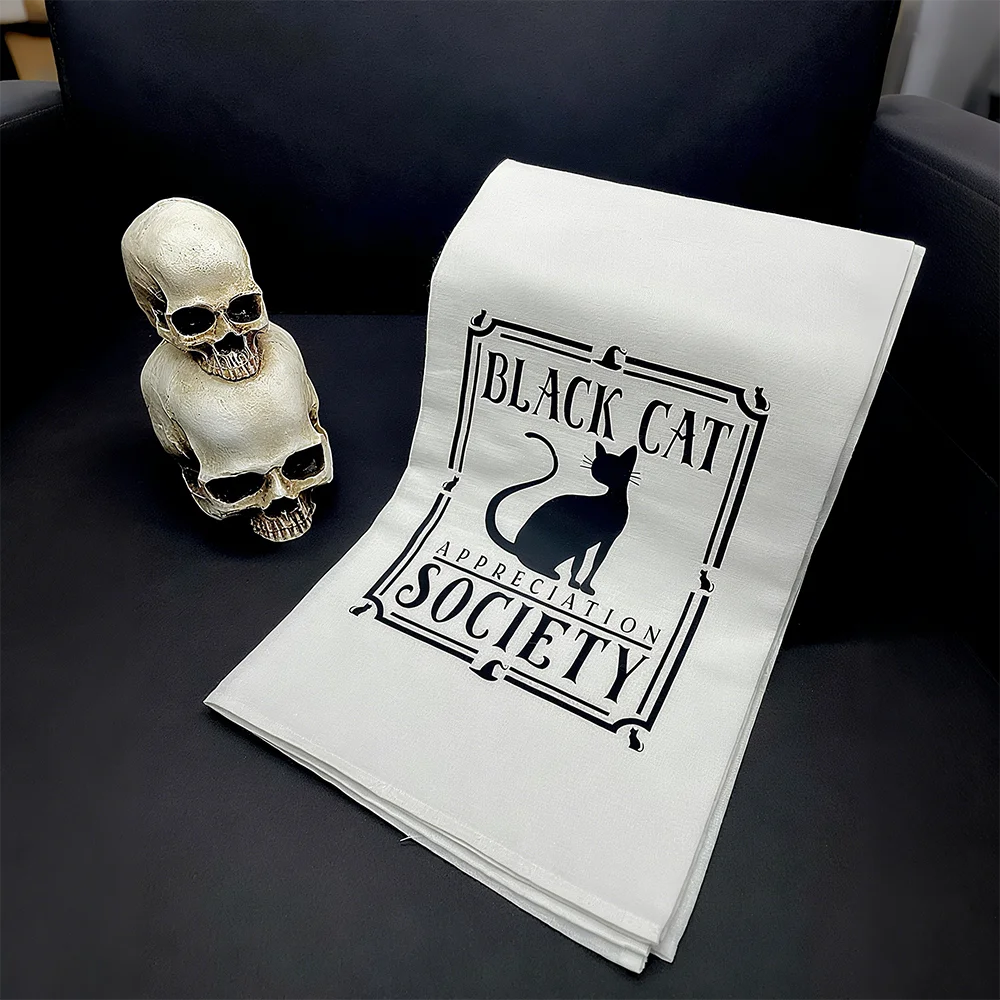 

Halloween Spooky Kitchen Towels for Kitchen Bathroom Decor Gothic Home Acessories Hand Tea Towels Flour Sack Housewarming Gifts
