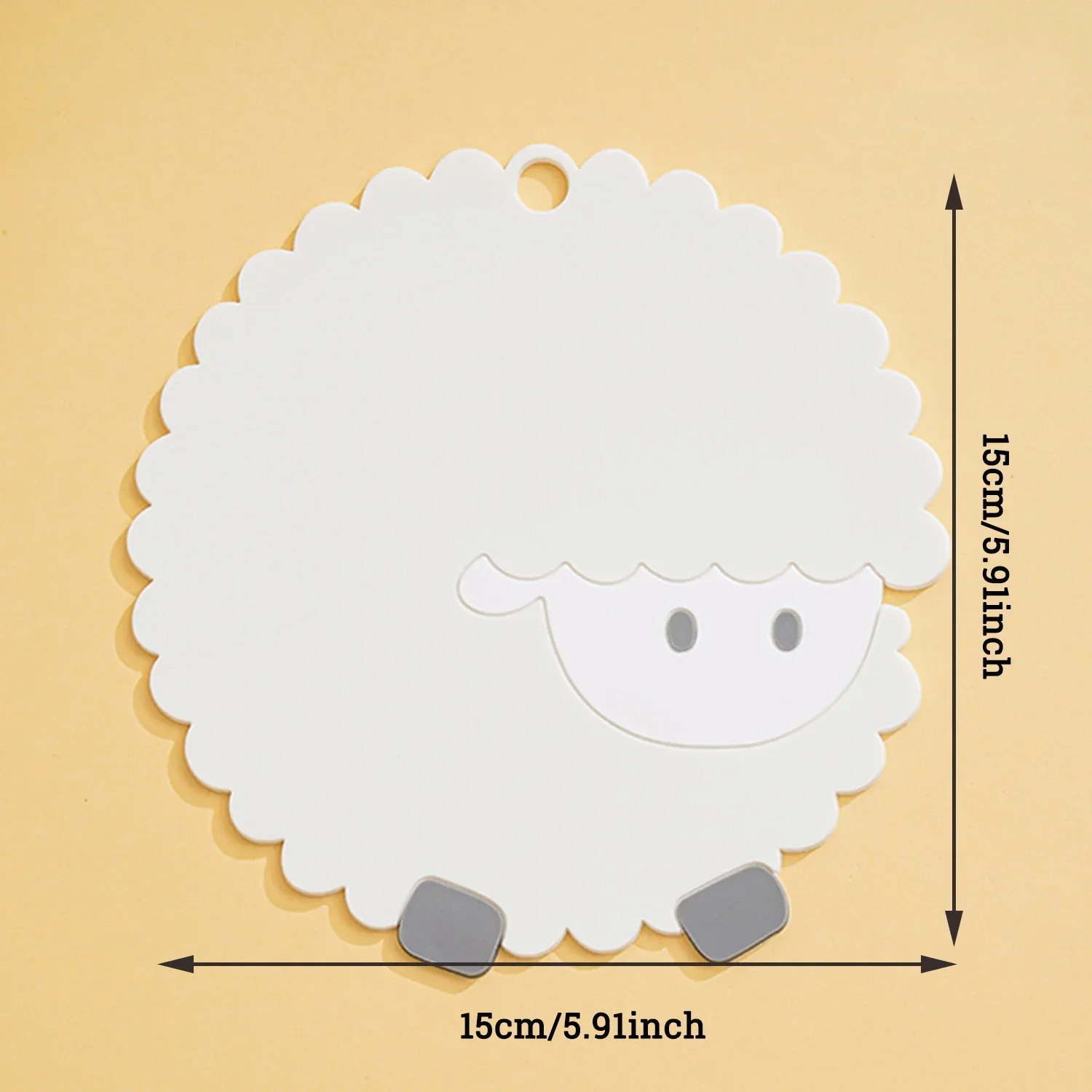 

Household High-grade Tea Coaster Table Mat with Thickened Anti-scald and Silicone Heat Insulation Pad