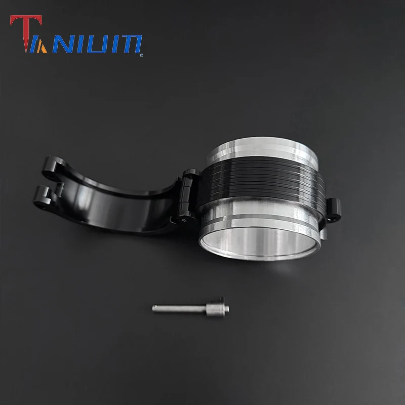 

Titanium Vanjen Set 2~3inch HD V-band Flange Tubing Connector Clamp Weld Ferrule for Auto Exhaust Pipe