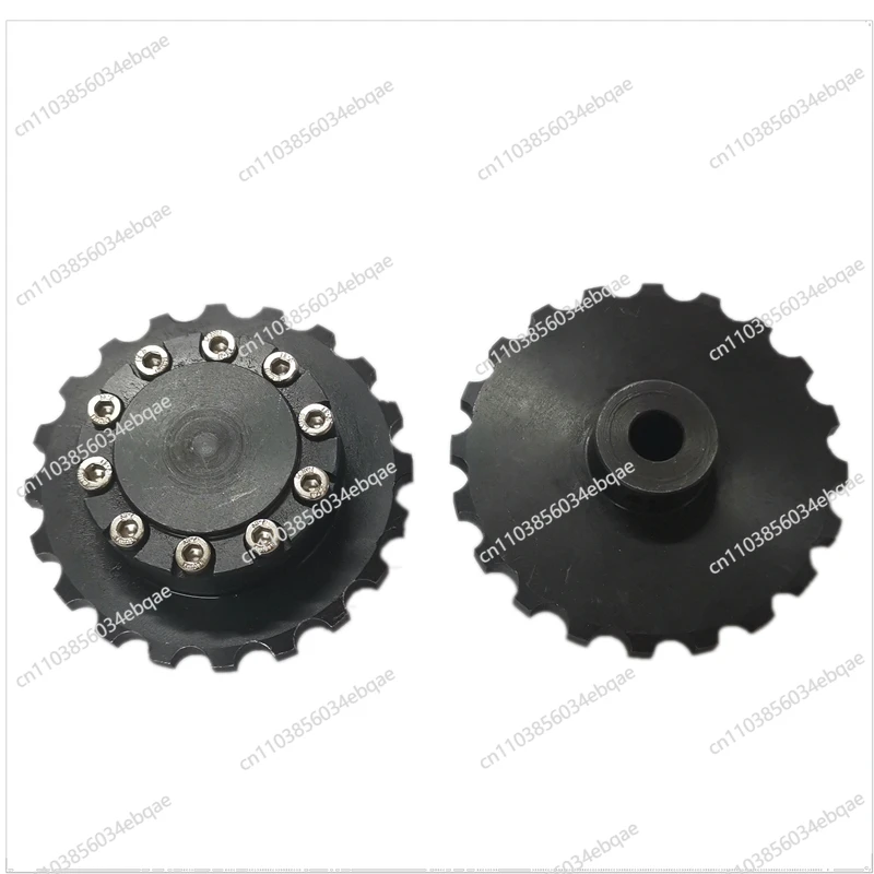 

For Hydraulic Excavator Simulation Sprocket Model Driving Wheel Wire Drawing Walking Sprocket Aluminum Alloy Material