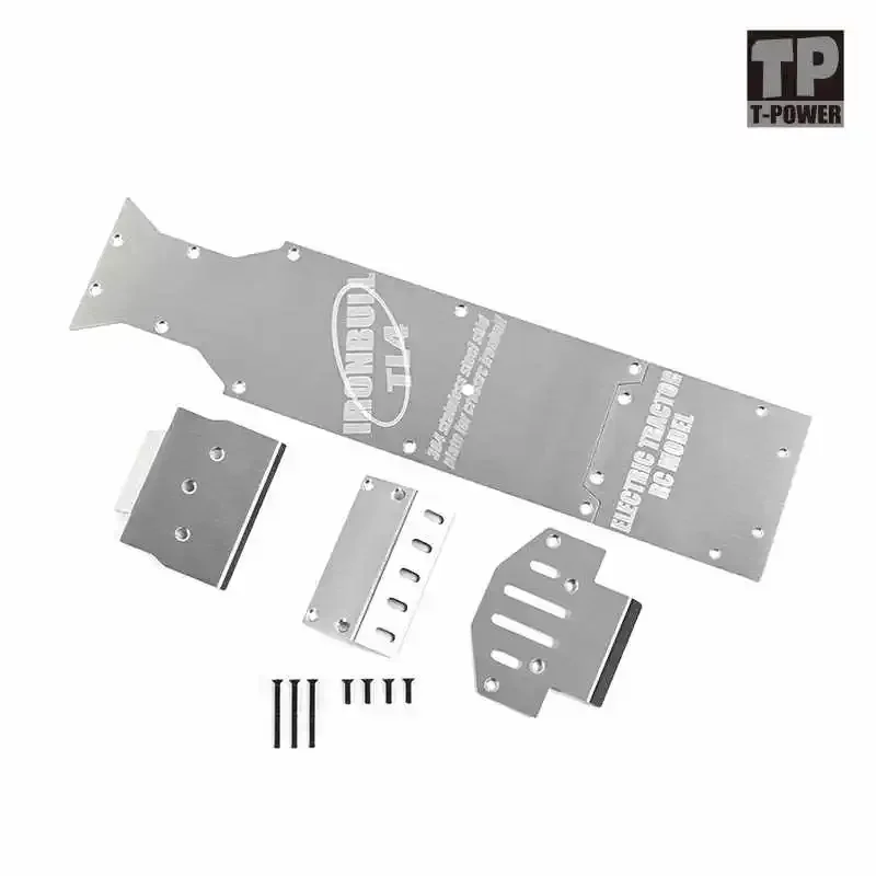 CROSSRC 1/8 TL4 Large Iron Bull Armor Protective Plate Metal Armor Chassis Armor Modification Upgrade OP Accessories