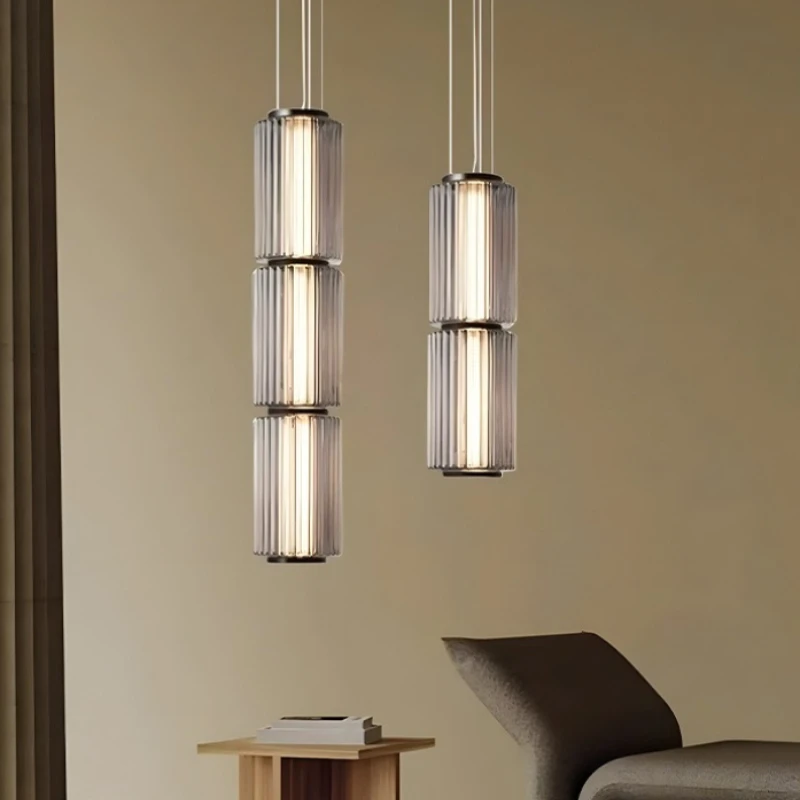 Modern Minimalist Designer Glass Chandeliers Are Suitable for Bedroom Living Room Bar Indoor Home Decorative Lighting Fixtures