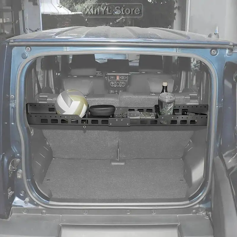 Aluminum Car Trunk Combination Expandable Storage Rack  For Suzuki Jimny 5-Door 2019+ Car Interior Accessories