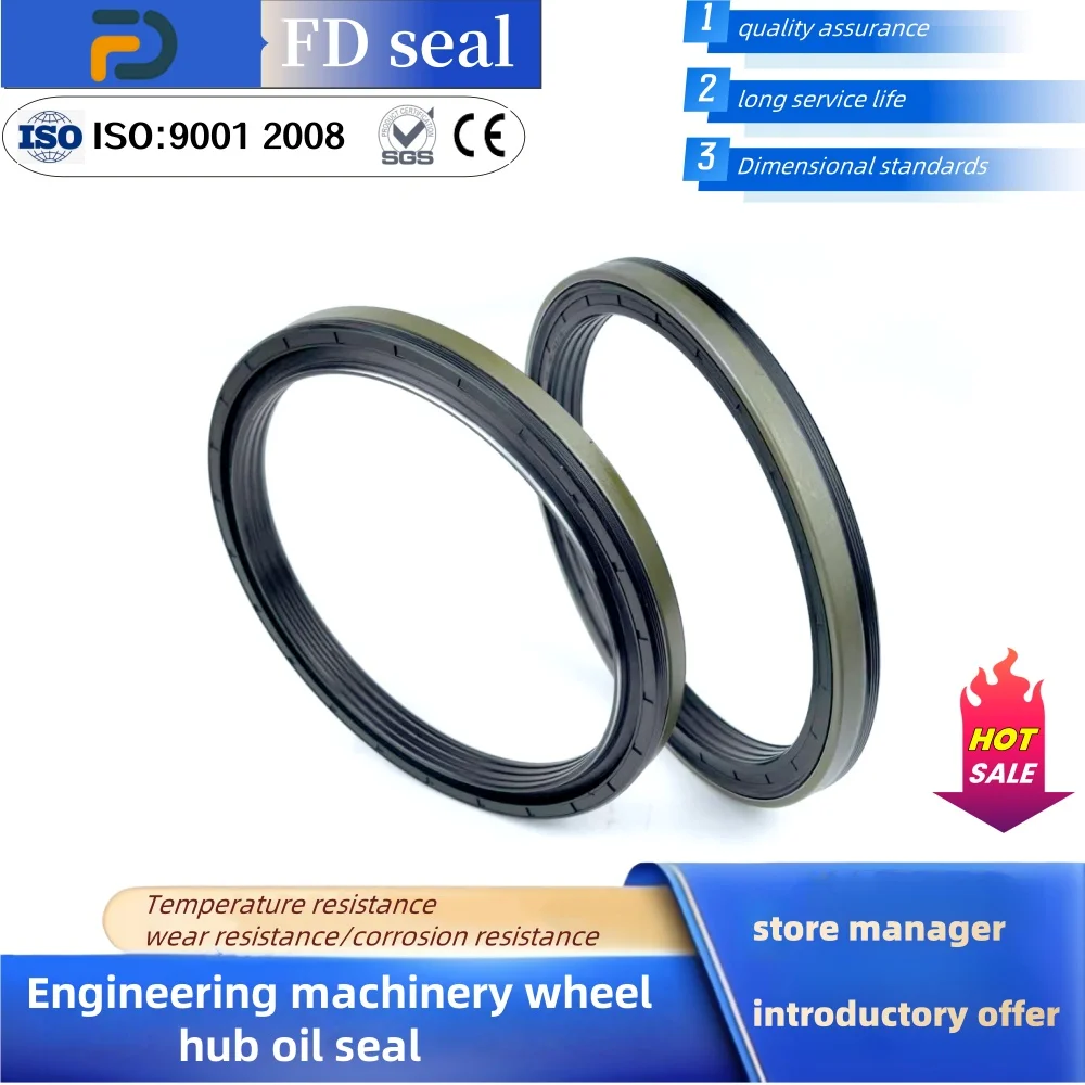 Wheel Hub Seal 110*140*14.5/16mm 12014492B NBR RWDR CASSETTE Engineering Parts Mechanical Seal Tractor Rubber Oil Seal ISO 9001