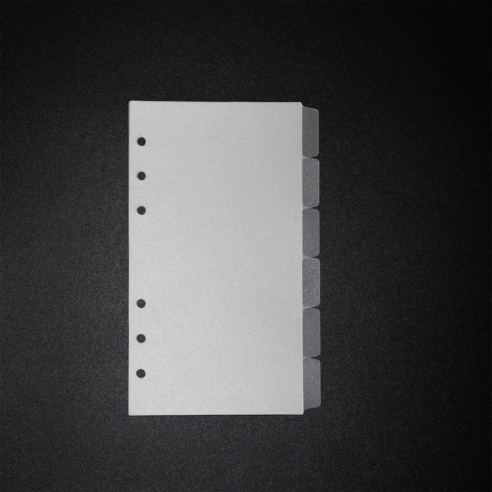 A5 A6 Transparent Paper Index Divider 6 Holes For Binder Planner Notebook Stationery Notebook Paper Divider Accessories