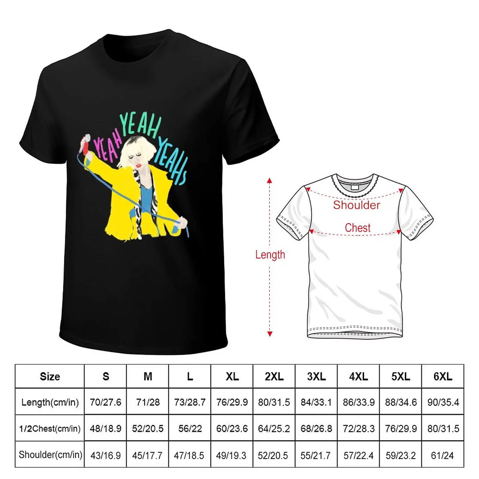 Karen O Yeah Yeah Yeahs T-Shirt plus size t shirts customized t shirts custom t shirts summer top Men's long sleeve t shirts