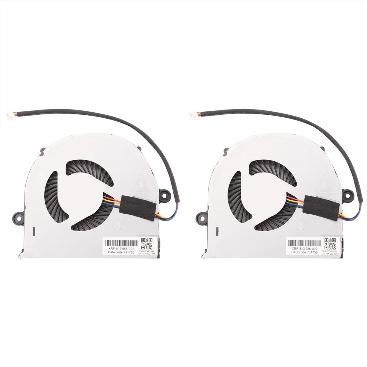 ABGZ 2PCS CPU + GPU Cooling Fan for Strix GL503 GL503V GL503VD FX503VD FX503 12V