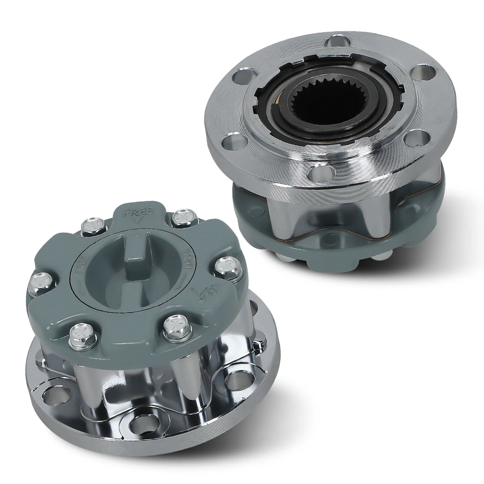 2x Free Wheeling Hub Lock für Mitsubishi Pajero Montero NA NG L049 1982 1983-1991 MD 886389
