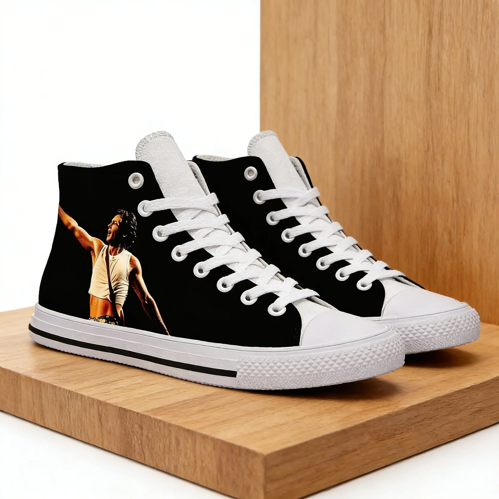 

Rick Springfield High-Top Sneakers: Breathable Fashion Casual Shoes for Men & Women