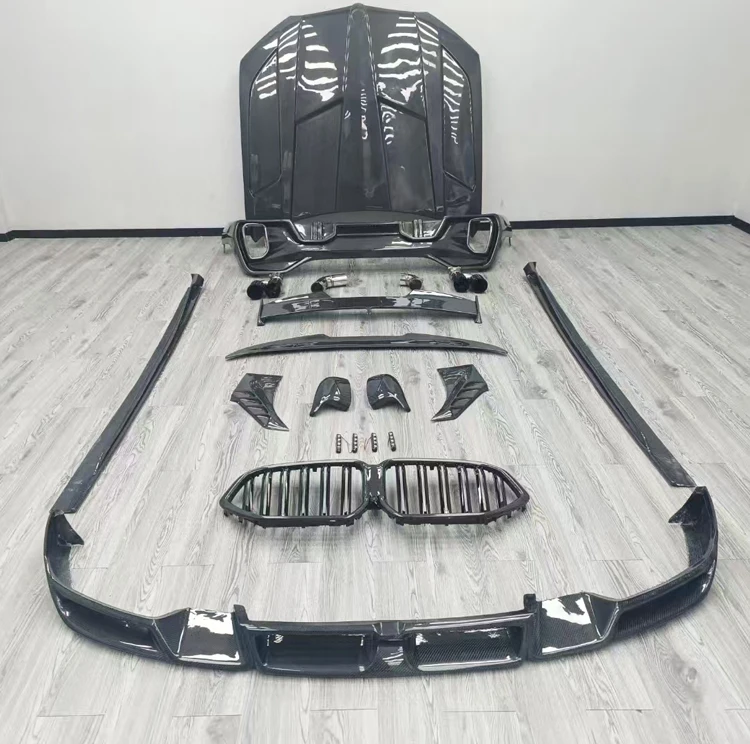 لسيارات BMW X6 X6M تحويل LD نمط طقم الجسم ألياف الكربون/مزورة مادة ألياف الكربون X6 G06 طقم الجسم