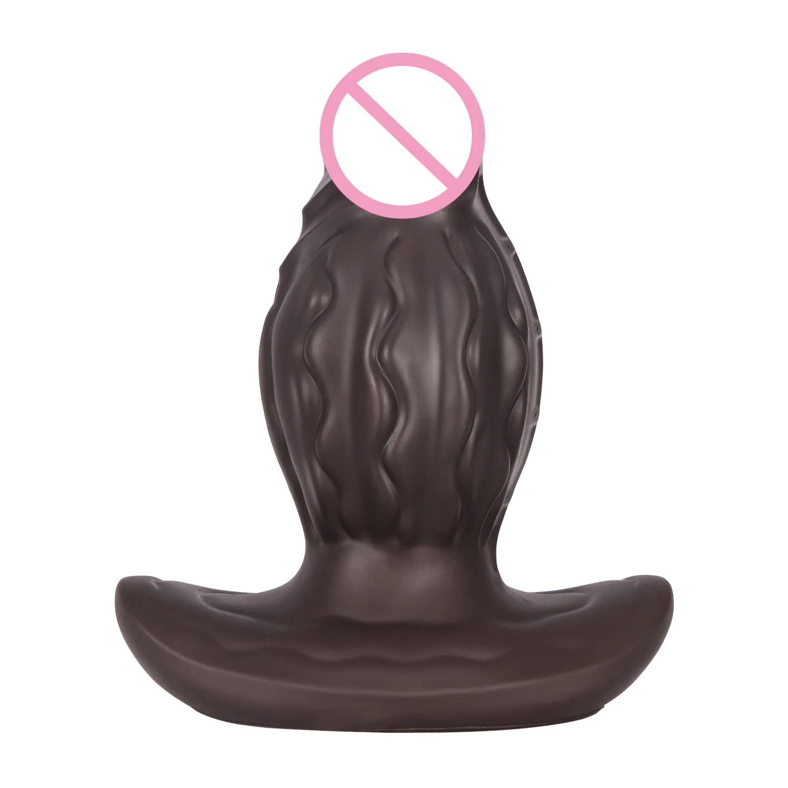 Female outdoor wearable shaped dildo, oversized and super cool, expandable masturbator, soft silicone anal plug sex toy