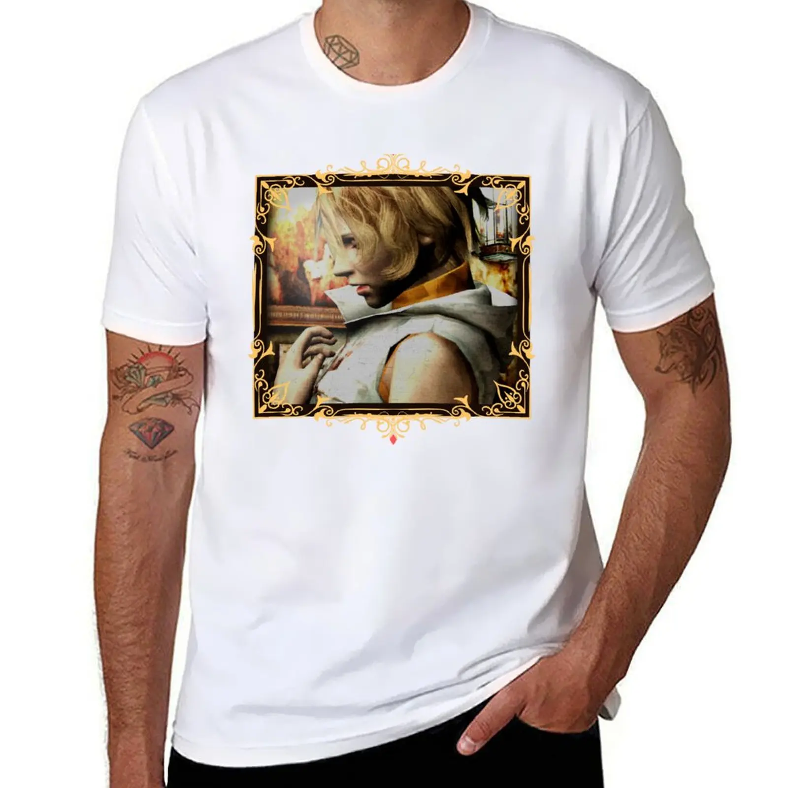 Silent Hill 3 Heather Design T-Shirt graphic tee shirt quick drying vintage anime shirt Blouse Short sleeve tee men