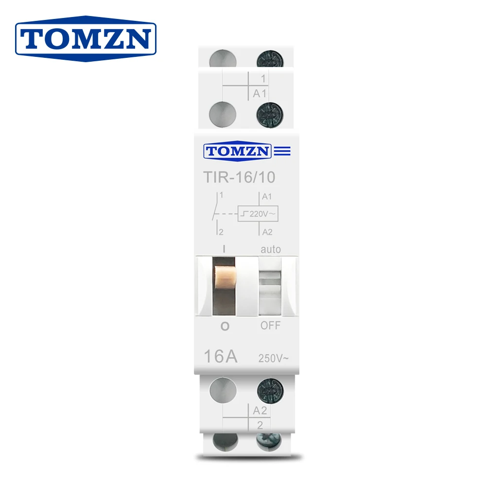 

TOMZN TIR-16 Din rail Impulse Relay Household 230V AC 16A 1NO 50HZ 60HZ Household Electric Pulse Control for lighting control