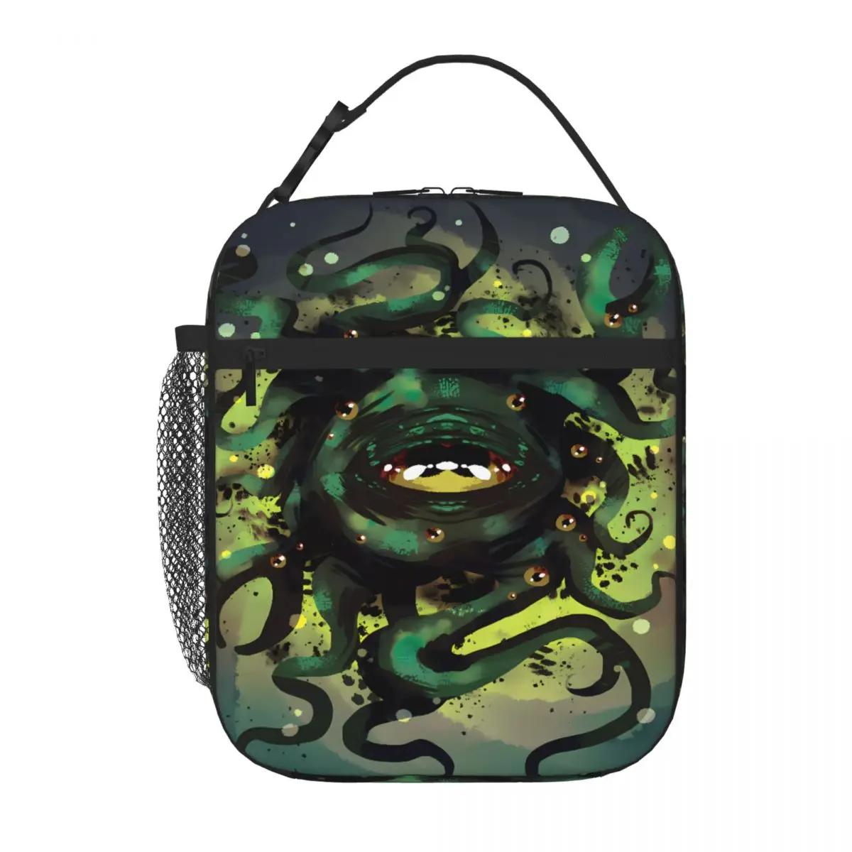 Bestselling Hermaeus Mora Striped School Lunch Bag Daily Snack Storage Canvas Lunch Bag