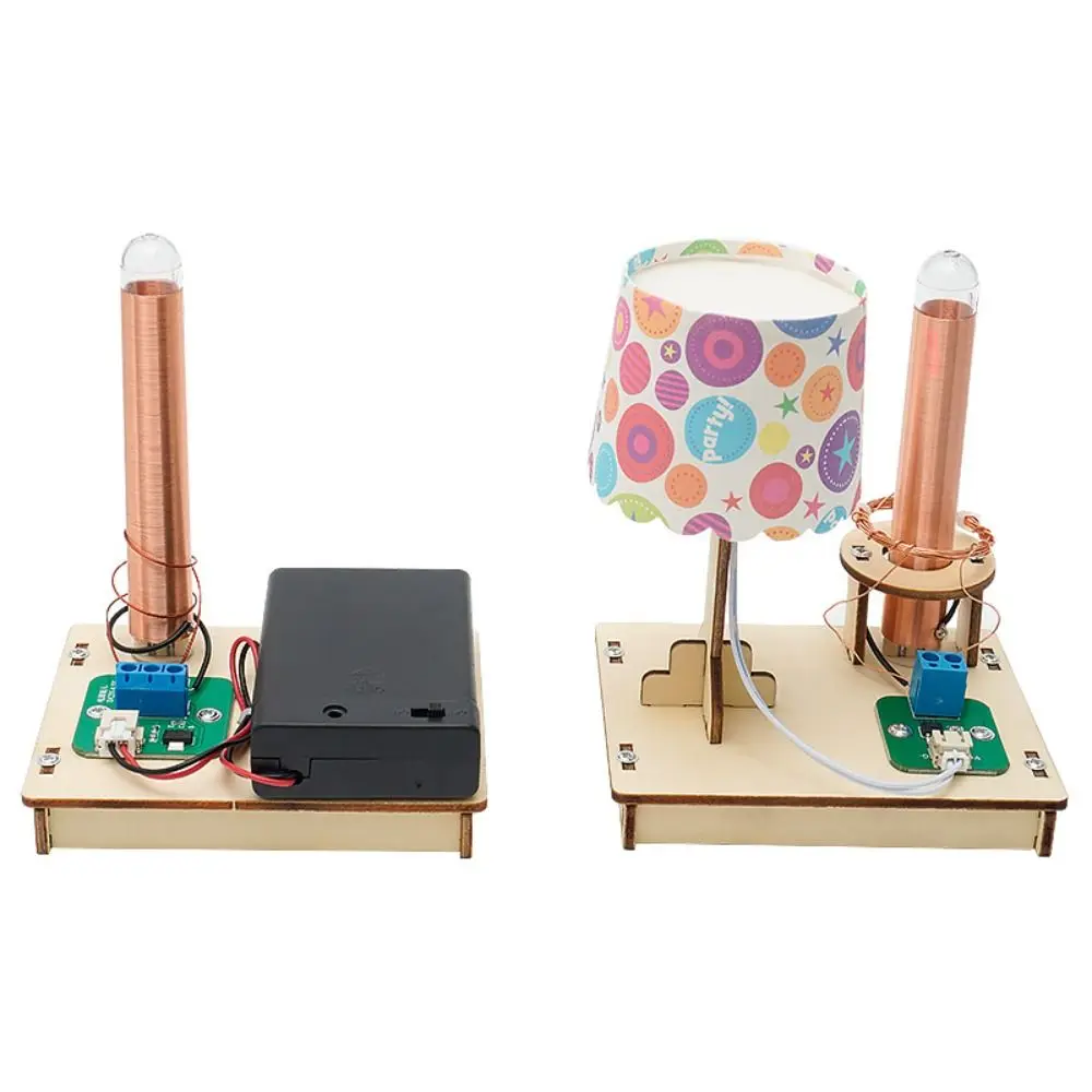 DIY Assembly Wireless Power Transmission Toy Physics Learning Educational Component Electronic Experiment Model Creative
