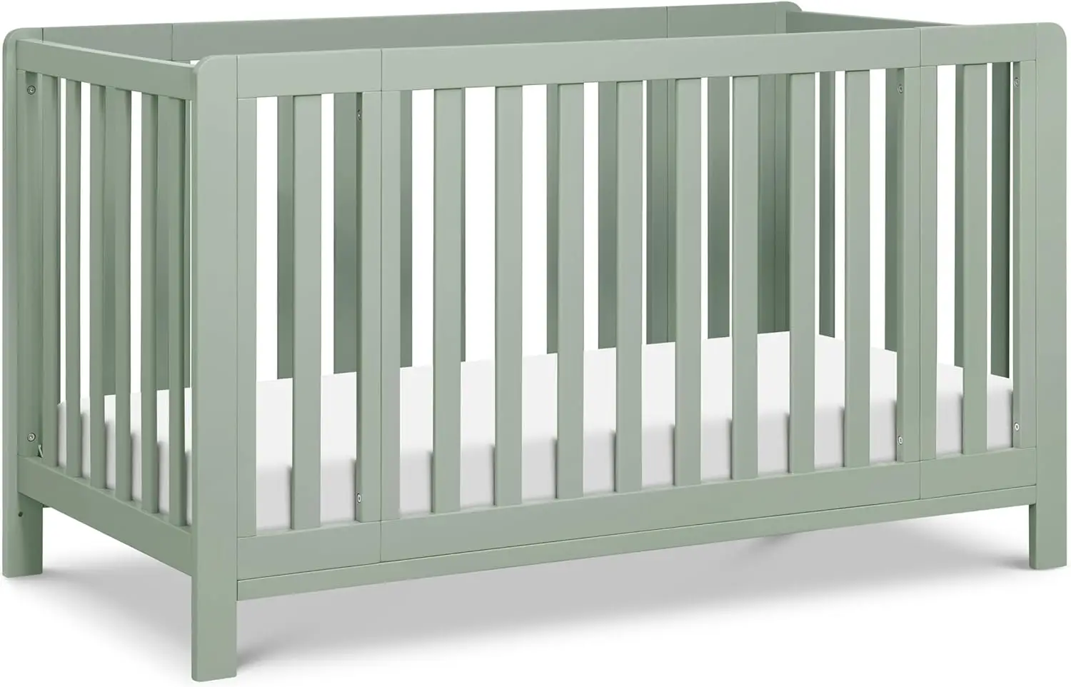 

Carter's Colby Grow 6-in-1 Convertible Bassinet to Crib in Light Sage, GREENGUARD Gold Certified, Removable Wheels