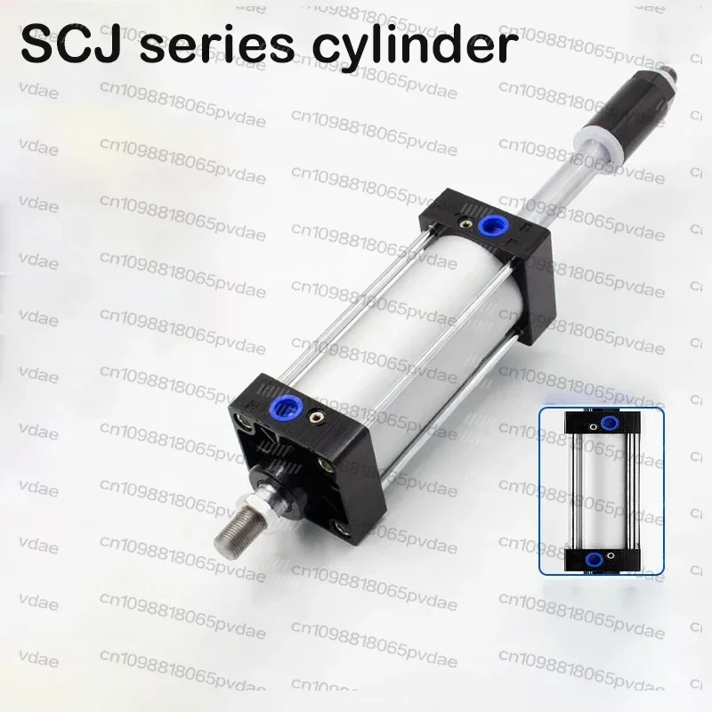 Tool Parts SCJ Standard Cylinder SC32/40/50/63/80/125mm Bore Air Pneumatic Cylinder Tools Big Thrust Piston /200/500mm Stroke