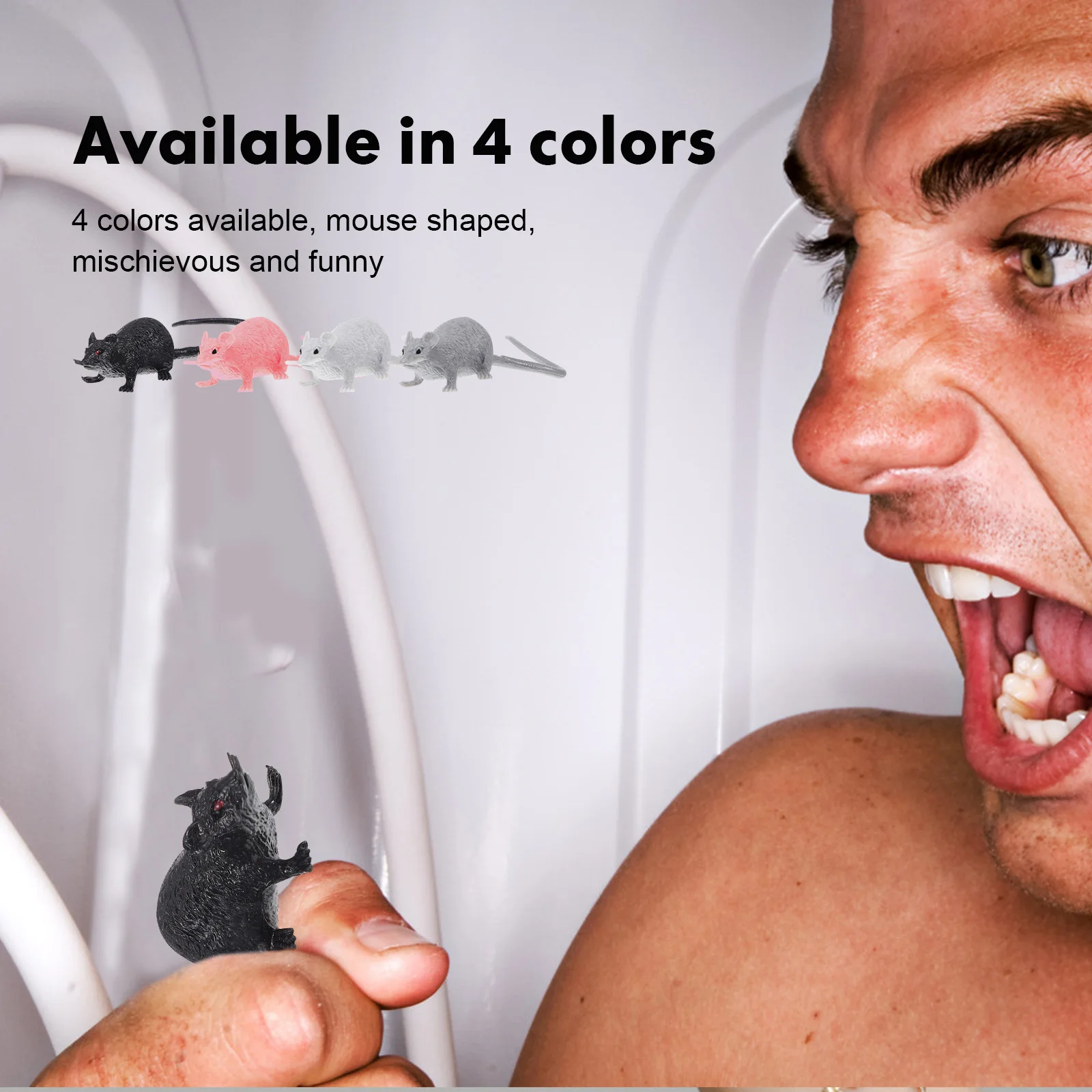 16 pezzi di decorazioni per topi per Halloween, giardino, camera da letto, fotografia, accessori, topo finto, topo, bomboniera