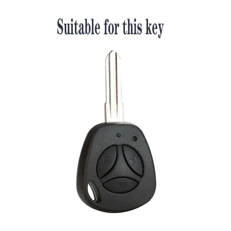 Silicone Car Remote Key Fob Cover Case Protector for LADA Priora Sedan Sport Kalina Granta Vesta X-Ray Shell Keychian Fob Holder