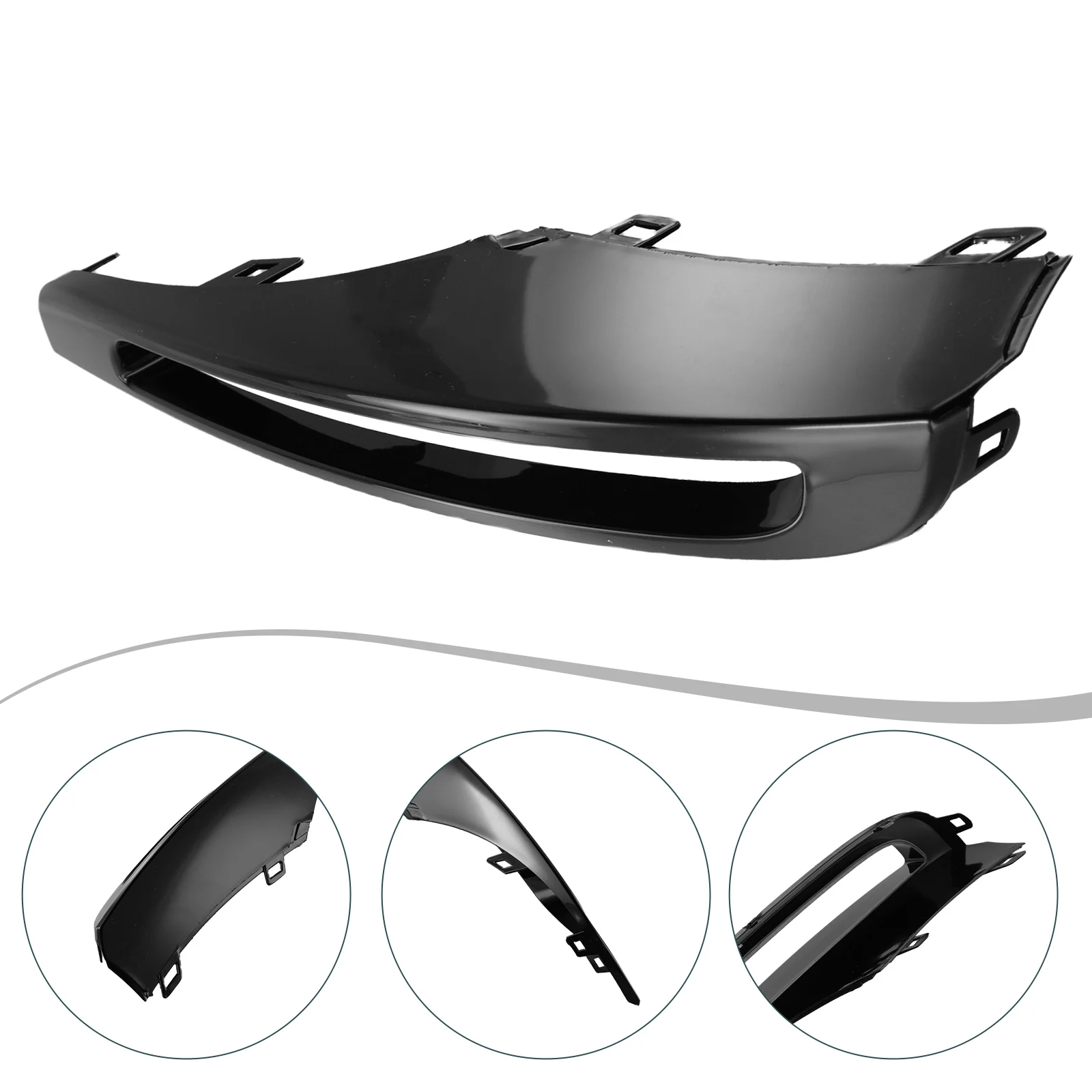 

For 2018-2021 Models Front Bumper Fog Lamp Cover For Vehicle Upgrade Protective Shield Damage-resistant Direct Fit