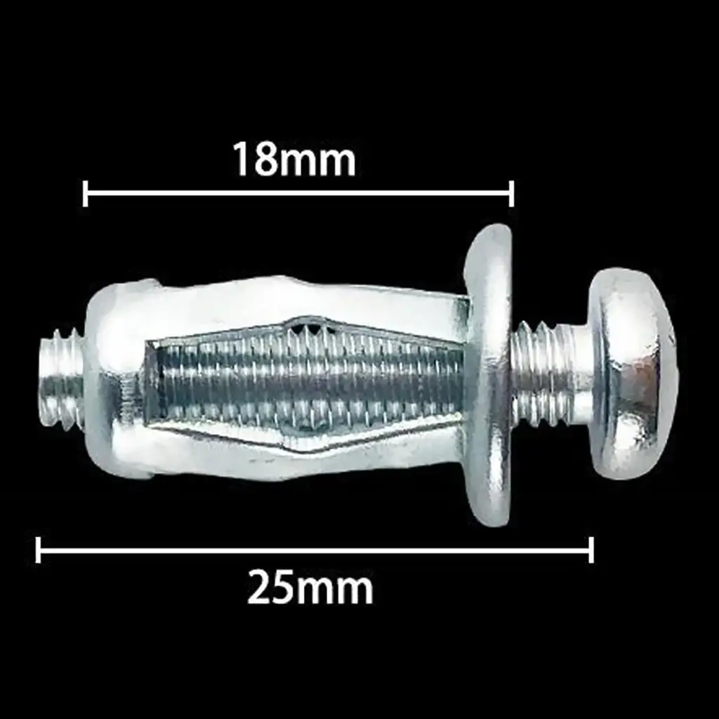 Immagine 6: 20 pezzi di dadi a petalo per fissaggi metallici M5 M6, bulloni banjo