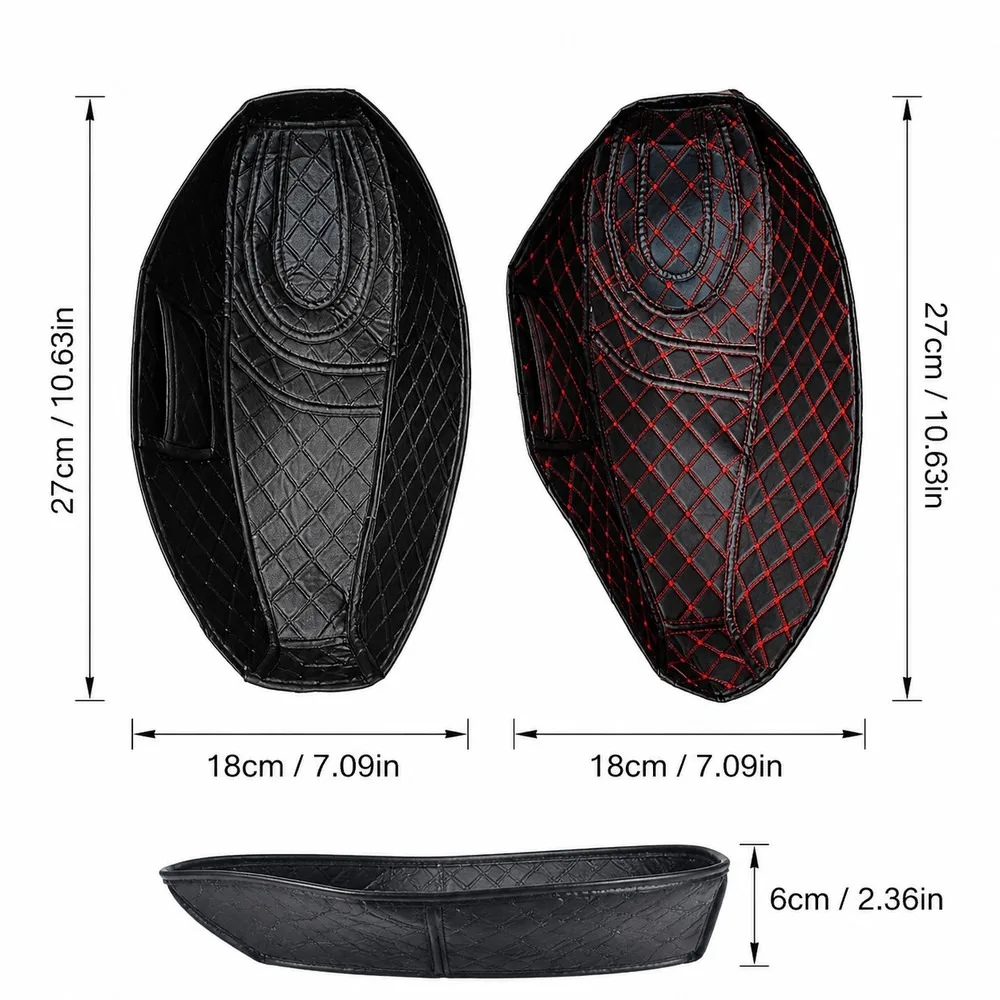 Motorcycle Seat Bucket Liner 1PC Black Edge Trim Waterproof Protection for PCX160 ADV160 Accessories