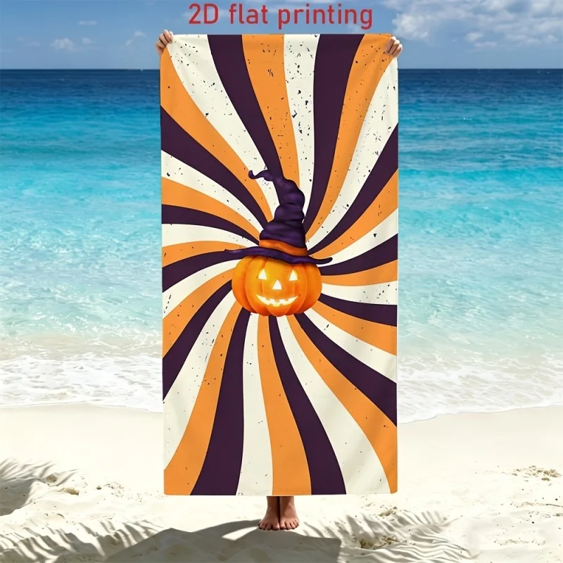 Gothic Skull Cherry Beach Towel Microfiber Red Fruit Skeleton Bath Towels Creative Wearable Shawl Wrap Quick Dry Blanket