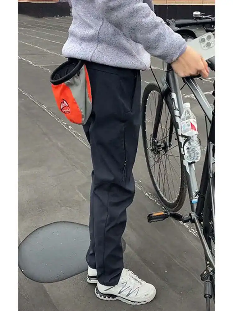 

Men's Hiking Pants Ice Silk Casual Sports Outdoor Loose Fit Straight Leg Anti Spla Qui Dry Cool Feeling Street Sle