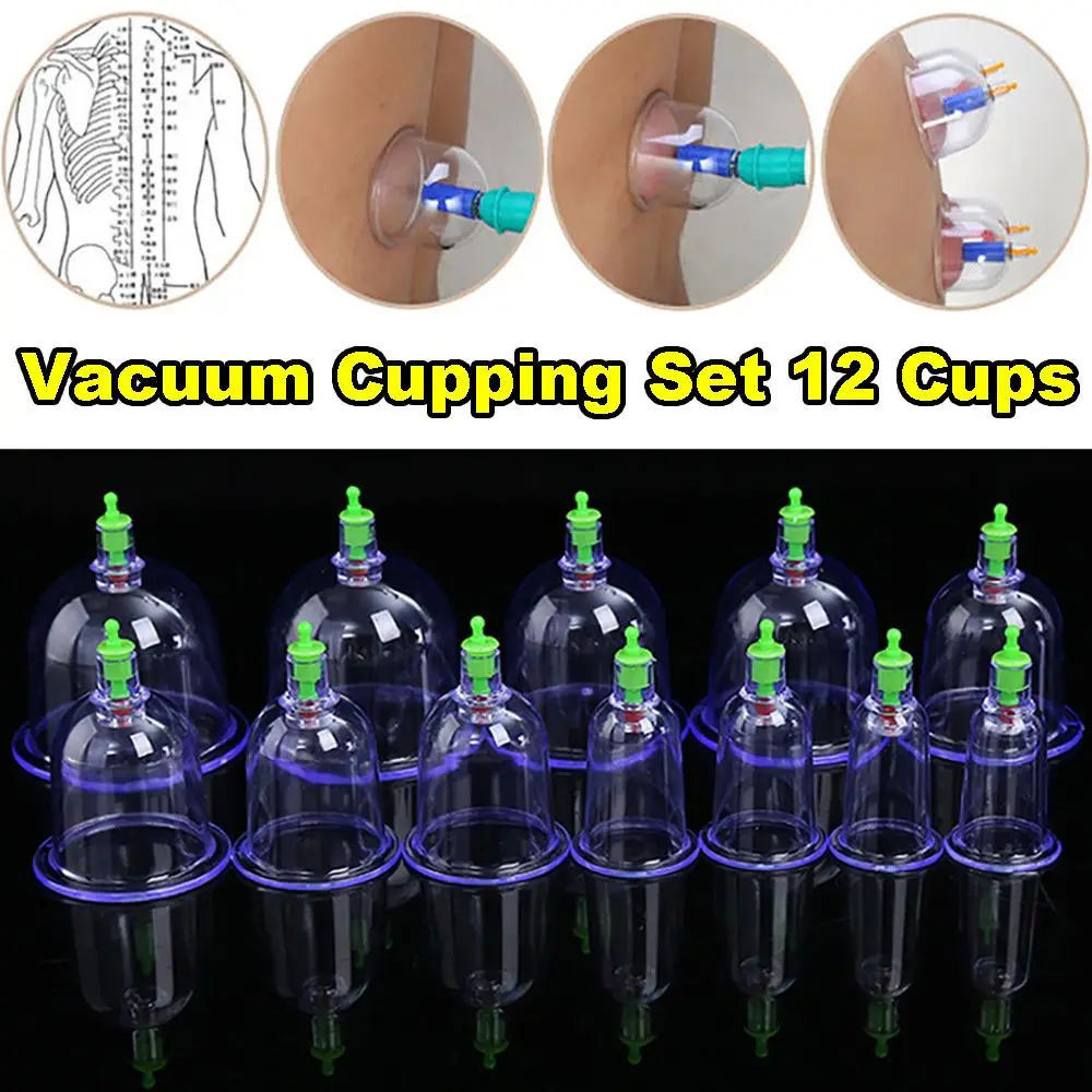 for Household Thicken Therapy Can Health Care Health Monitor Massager Vacuum Cupping Cup Massage Cans Full Body Massager