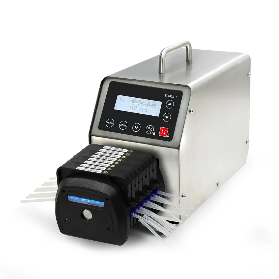Basic Variable Speed Peristaltic Pump Liquid Filling Machine Peristaltic Hose Pump BT100S-1
