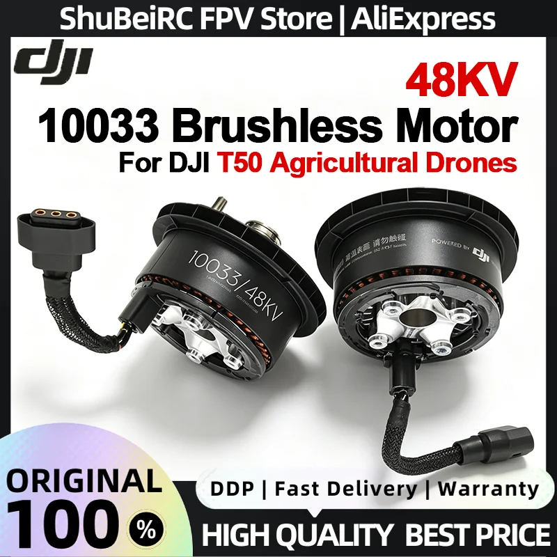100%Original DJI T50 10033 Power Motor 48KV for DJI Agras T50 Agricultural Drones Plant Protection UAV Accessories