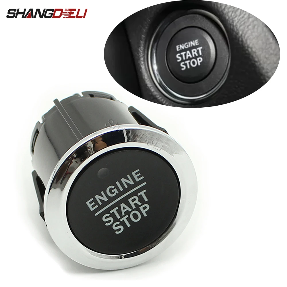 

DG9T14C376ADW Car Engine Start Push Button Switch Fit for Ford Mondeo 2013 -2020 Auto Engine Start Stop Button
